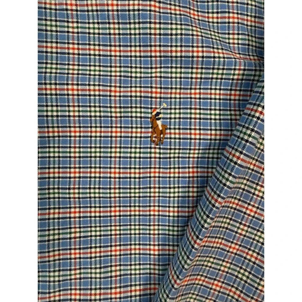 Polo Ralph‎ Lauren Mens 3XB Big Plaid Button Down Shirt Long Sleeve